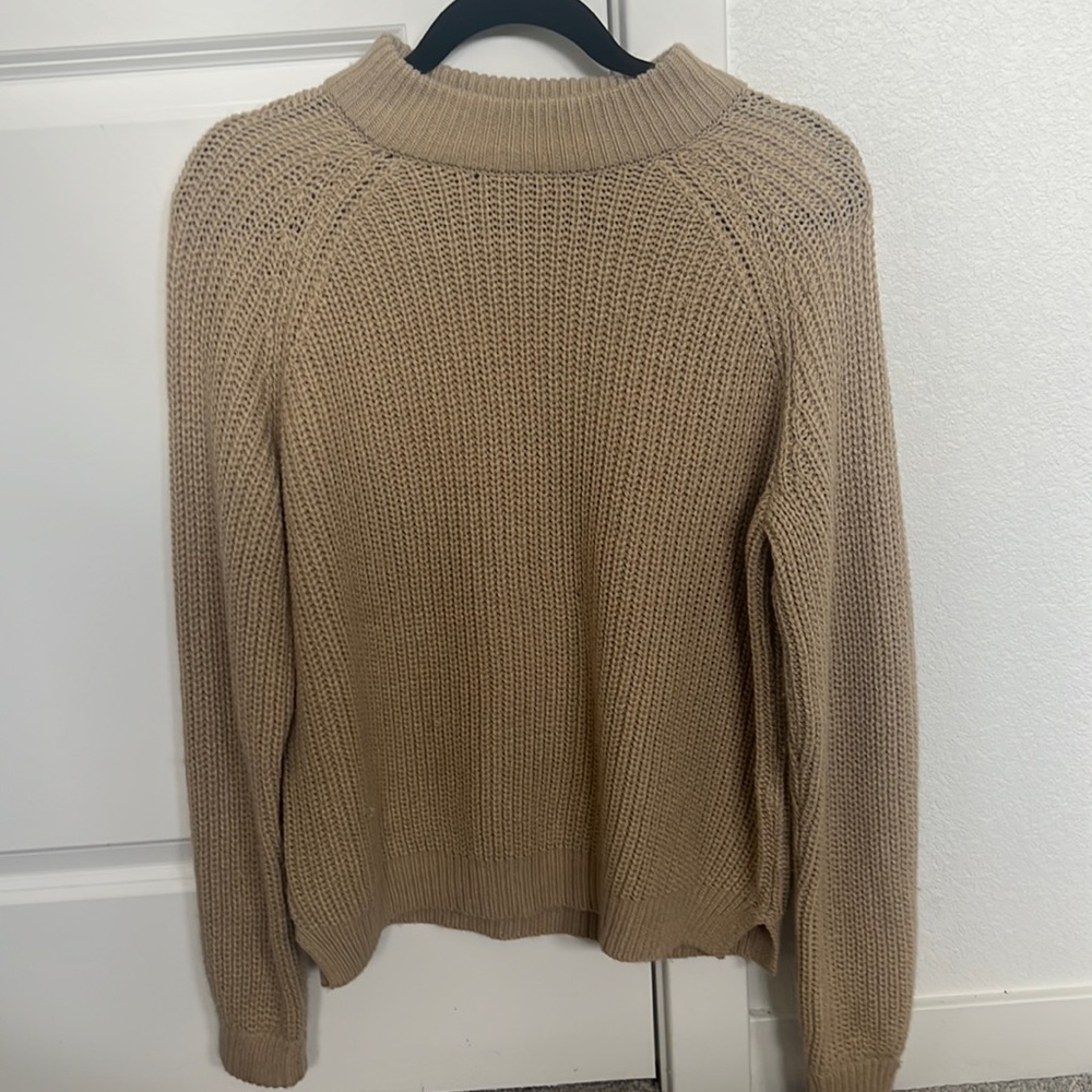 brown sweater